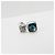 David Yurman Chiclet Ohrringe aus Sterlingsilber mit Topas und Diamant - Ansicht 4