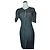 Prada schwarzes Leinenkleid