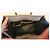 Céline Celine Luggage Nano Handtasche aus bicolor Leder Braun Beige - Ansicht 5