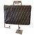 Borsa a tracolla Fendi Zucca Monogramma Marrone Nero