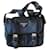 Prada Borsa a Tracolla in Nylon Nero e Pelle