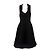 Vestido de algodón negro Dolce & Gabbana Talla 42