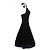 Vestido de algodón negro Dolce & Gabbana Talla 42 - vista 3