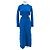 Staud Kleid blau mit Cut-outs