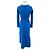 Staud Kleid blau mit Cut-outs - Ansicht 2