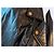 Eva Kayan Black Leather-Effect Oversize Bomber Jacket - view 3