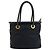 Céline Borsa Celine Vintage Circle Logo in nylon nero e pelle