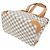 Borsa Louis Vuitton Damier Hampstead PM Blu - vista 3