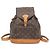 Zaino da donna Louis Vuitton Monogram Montsouris MM M51136 Marrone