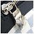 Borsa a tracolla Louis Vuitton Damier Coast Matchpoint Bianco Blu navy - vista 8