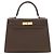 Hermès Kelly Sellier II 28 in Veau Madame marrone Marrone scuro