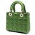 Dior Verde Small Satin Cannage My ABCDior Lady Dior - vista 2