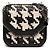 Stella Mc Cartney Stella McCartney Black Woven Falabella Box Crossbody Negro