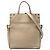 Borsa satchel Fendi Beige Vitello Grace e scamosciato