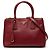 Borsa Prada Red Small Saffiano Lux Galleria Double Zip Rosso Bordò