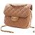 Chanel Borsa a tracolla in caviar trapuntato CC marrone Marrone chiaro - vista 3