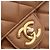 Chanel Borsa a tracolla in caviar trapuntato CC marrone Marrone chiaro - vista 7