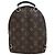 Louis Vuitton Marrone Monogram Mini Palm Springs - vista 2