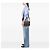 Borsa a tracolla Dior Blue Oblique Canvas Flap Blu navy - vista 7