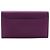 Cartera larga Constance en piel Epsom morado Hermès Púrpura Morado oscuro - vista 2
