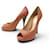 NEUE FENDI FF ZUCCHA PUMPS MIT ABSATZ 37.5 IT 38.5 FR LEDER SCHUHE Pink  - Ansicht 1