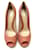 NEUE FENDI FF ZUCCHA PUMPS MIT ABSATZ 37.5 IT 38.5 FR LEDER SCHUHE Pink  - Ansicht 8