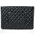 Chanel Clutch Classic Large in Pelle Caviar Blu - vista 4