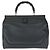 Borsa a mano Gucci Bamboo in pelle nera Nero - vista 2