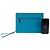 Bottega Veneta Portadocumenti Small Pouch Blu - vista 8