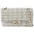2.55 Chanel Borsa a Spalla Classic Medium in Tweed Bianco