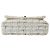 2.55 Chanel Borsa a Spalla Classic Medium in Tweed Bianco - vista 6