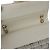 2.55 Chanel Borsa a Spalla Classic Medium in Tweed Bianco - vista 9