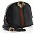Piccola borsa a tracolla Ophidia in pelle Gucci Nero - vista 2
