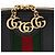 Piccola borsa a tracolla Ophidia in pelle Gucci Nero - vista 9