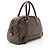 Borsa Louis Vuitton Damier Ebene Duomo Marrone - vista 2