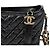 Chanel Borsa hobo piccola a tracolla Gabrielle Nero - vista 3