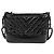 Chanel Borsa hobo piccola a tracolla Gabrielle Nero - vista 4