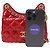Chanel Borsa a tracolla Hobo Small con catena da tasca Rosso - vista 8