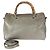 Bamboo Borsa a tracolla in pelle con manico in bambù Gucci D'oro Metallico