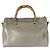 Bamboo Borsa a tracolla in pelle con manico in bambù Gucci D'oro Metallico - vista 2