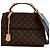 Louis Vuitton Borsa a Spalla Cluny Mm Tote Marrone