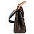 Louis Vuitton Borsa a Spalla Cluny Mm Tote Marrone - vista 6