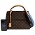 Louis Vuitton Borsa a Spalla Cluny Mm Tote Marrone - vista 8