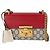 Gucci Piccola borsa a tracolla e crossbody con catena e chiusura a palette Rosso