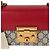 Gucci Piccola borsa a tracolla e crossbody con catena e chiusura a palette Rosso - vista 3