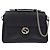 Gucci Interlocking Top Handle Tote Schultertasche Schwarz - Ansicht 2