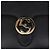 Gucci Interlocking Top Handle Tote Schultertasche Schwarz - Ansicht 3