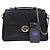 Gucci Interlocking Top Handle Tote Schultertasche Schwarz - Ansicht 7