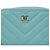 Chanel Portafoglio con zip classico in pelle Caviar Verde - vista 2