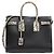 Saint Laurent Bolso tote pequeño de hombro Negro - vista 2